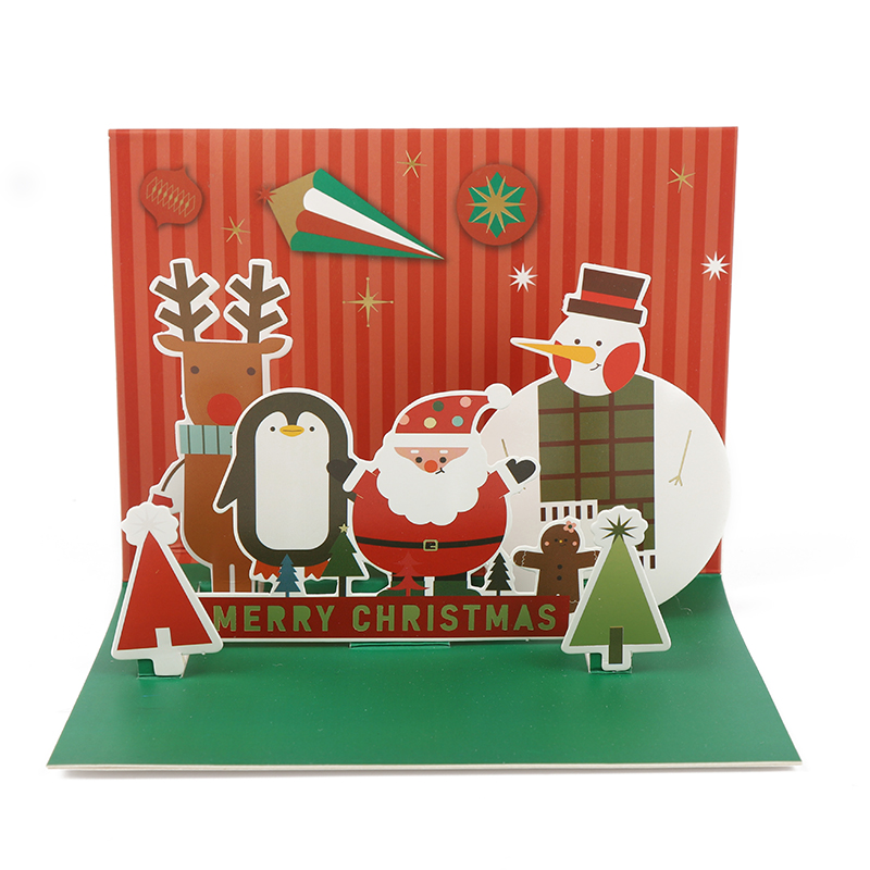 Christmas 3d Paper Card XMAS PA-0013